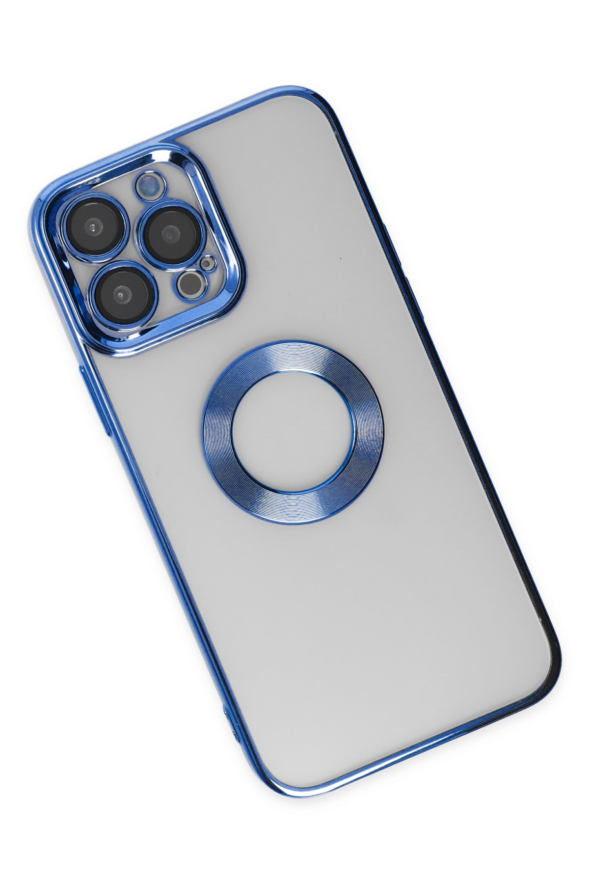 Newface iPhone 13 Pro Kılıf Lansman Legant Silikon - Açık Mavi