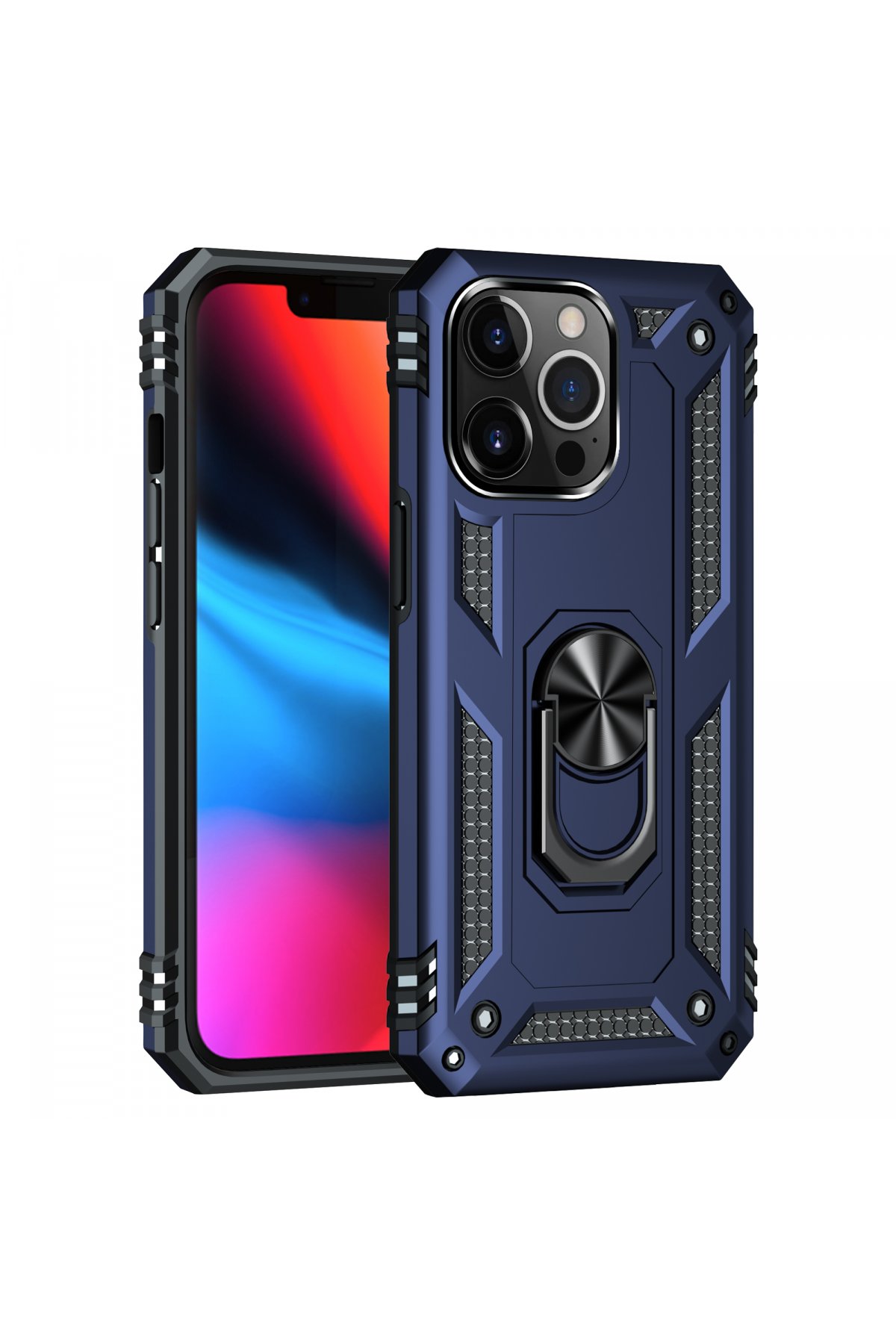 Newface iPhone 13 Pro Kılıf Dora Kapak - Lila