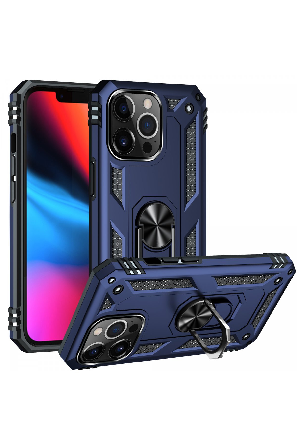 Newface iPhone 13 Pro Kılıf Dora Kapak - Lila