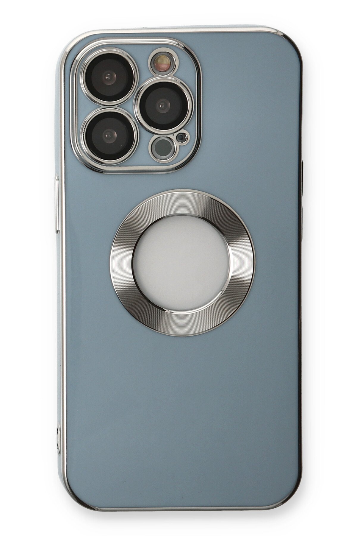 Newface iPhone 13 Pro Kılıf Jack Magneticsafe Lens Silikon - Mürdüm