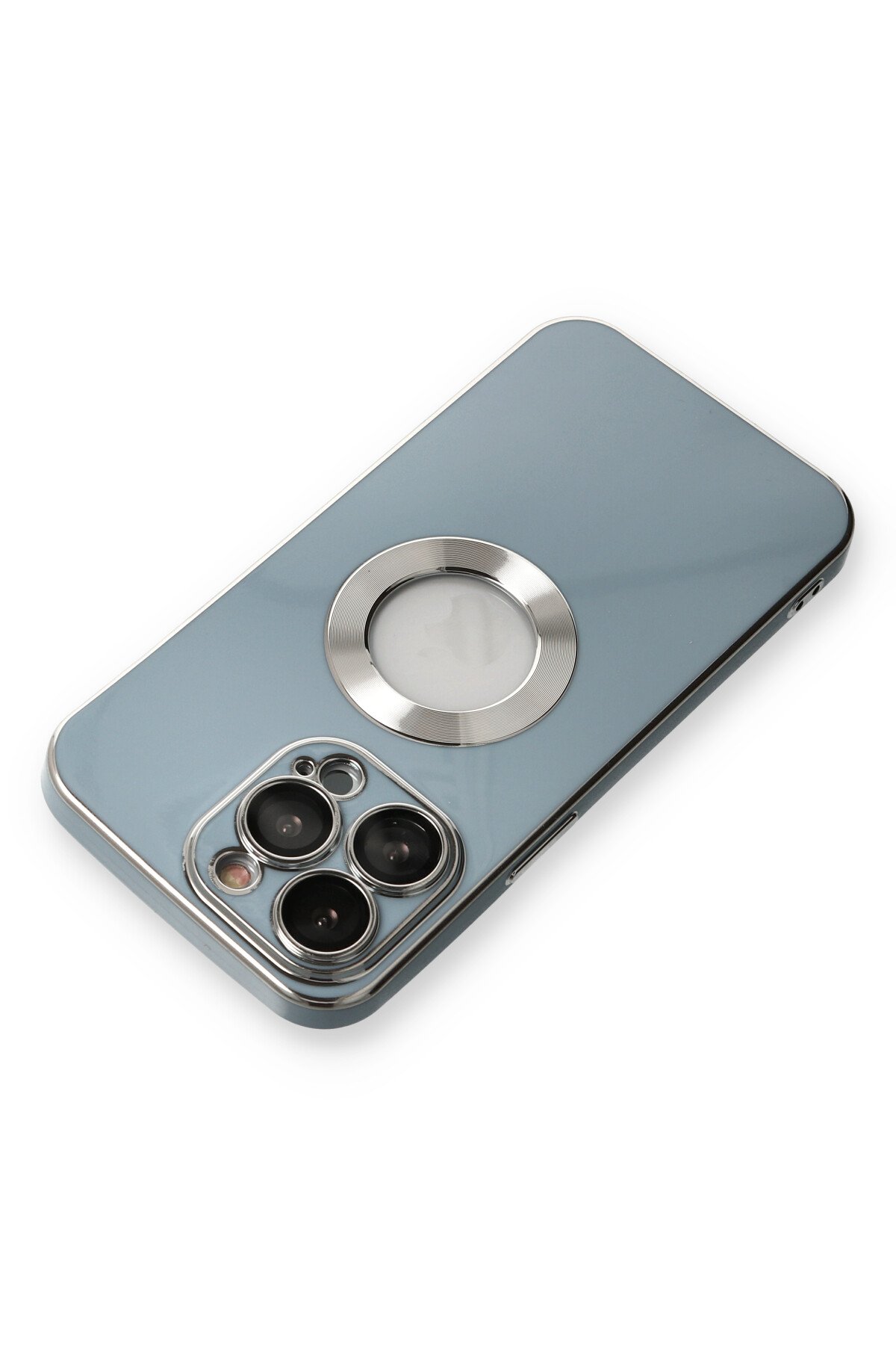 Newface iPhone 13 Pro Kılıf Jack Magneticsafe Lens Silikon - Mürdüm