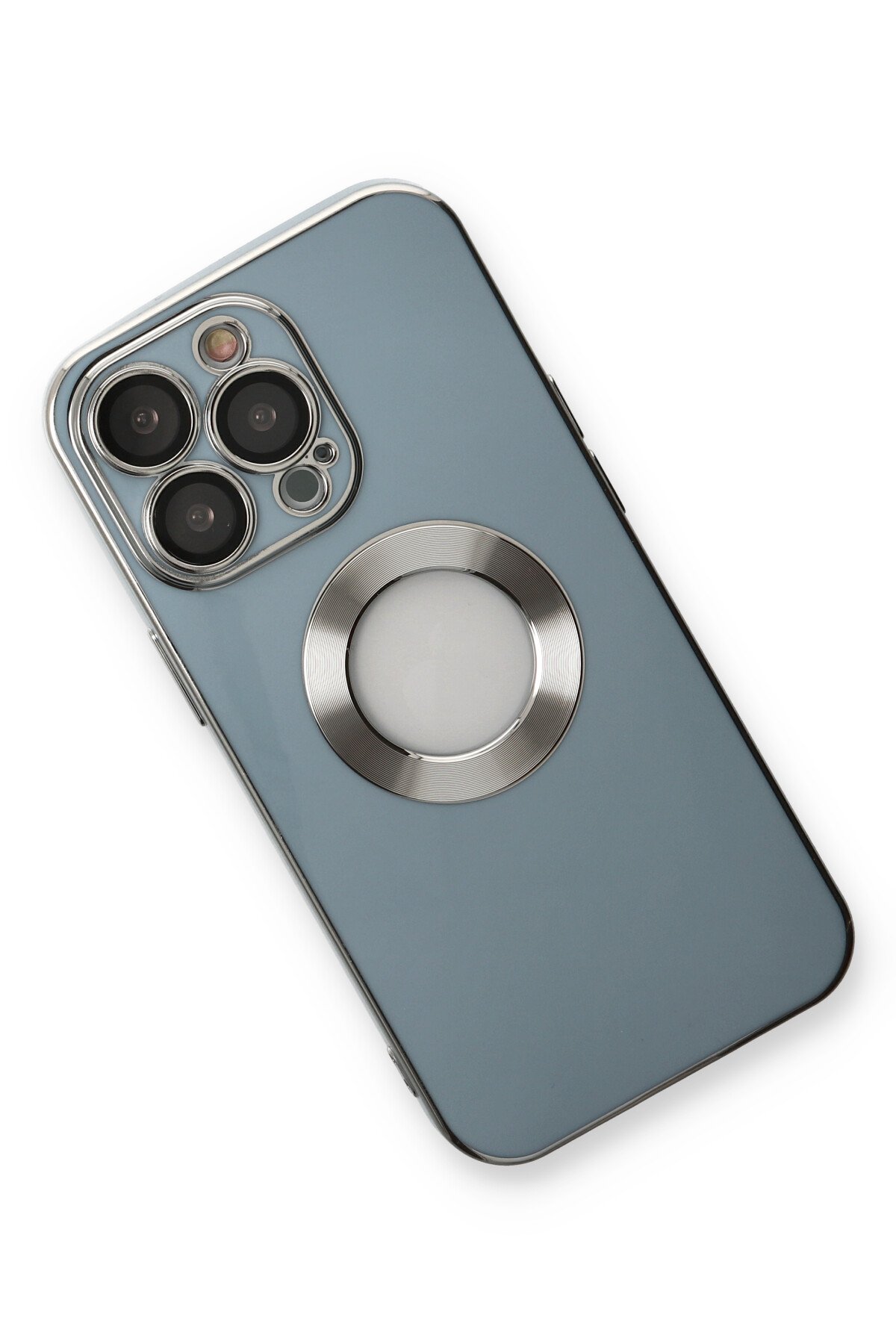 Newface iPhone 13 Pro Kılıf Jack Magneticsafe Lens Silikon - Mürdüm
