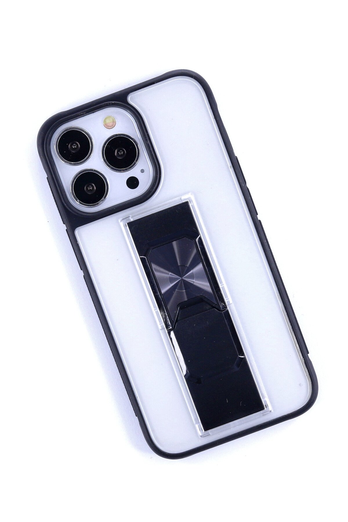 Newface iPhone 13 Pro Kılıf Nano içi Kadife Silikon - Koyu Gri