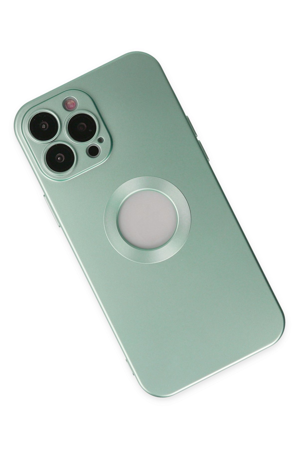 Newface iPhone 13 Pro Kılıf S Silikon - Gri