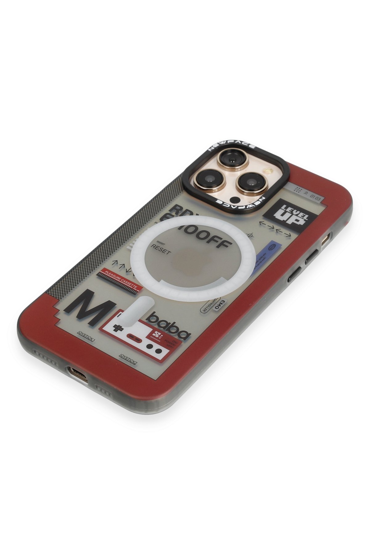 Newface iPhone 13 Pro Kılıf Nano içi Kadife Silikon - Kiremit