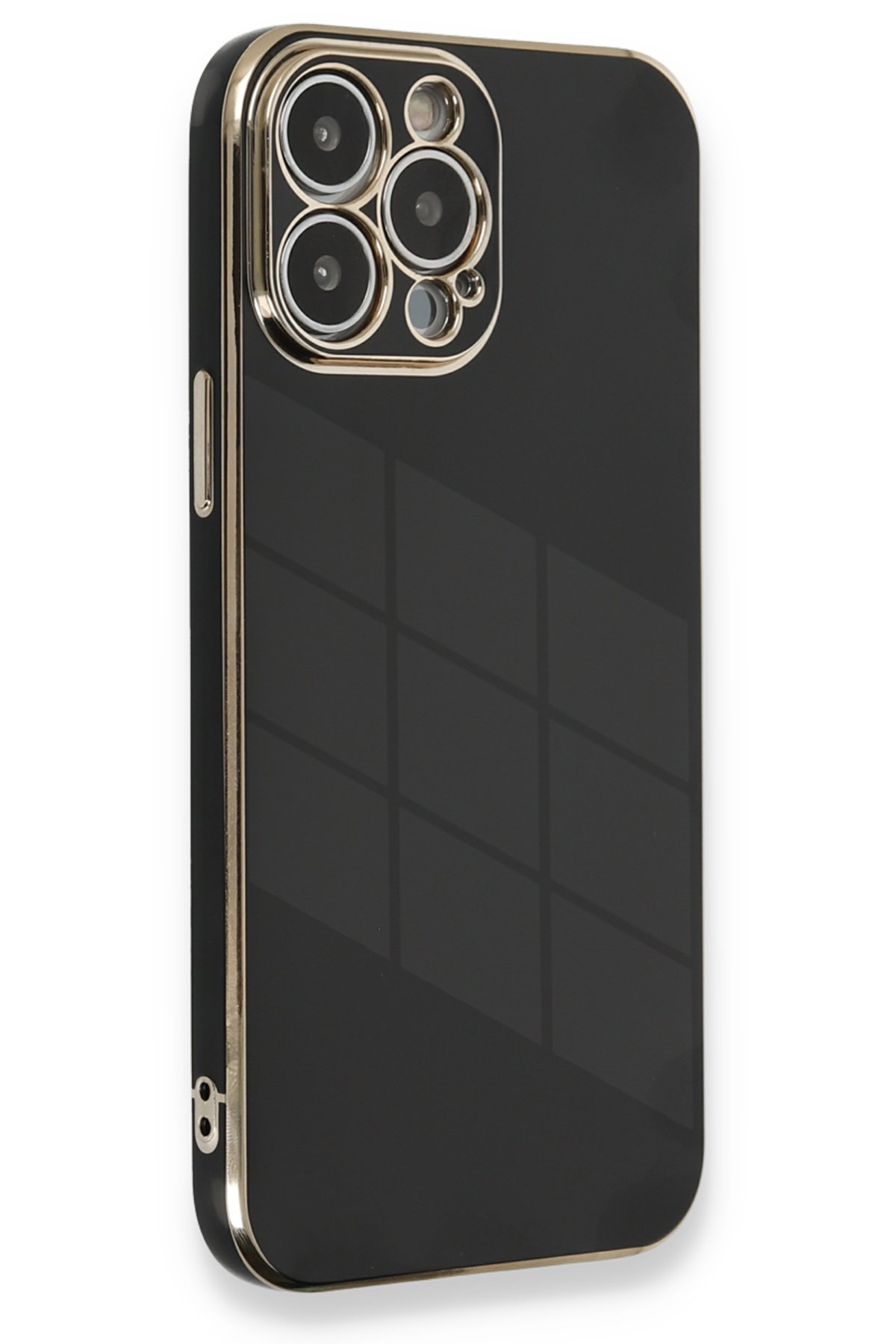 Newface iPhone 13 Pro Kılıf Nano içi Kadife Silikon - Mor