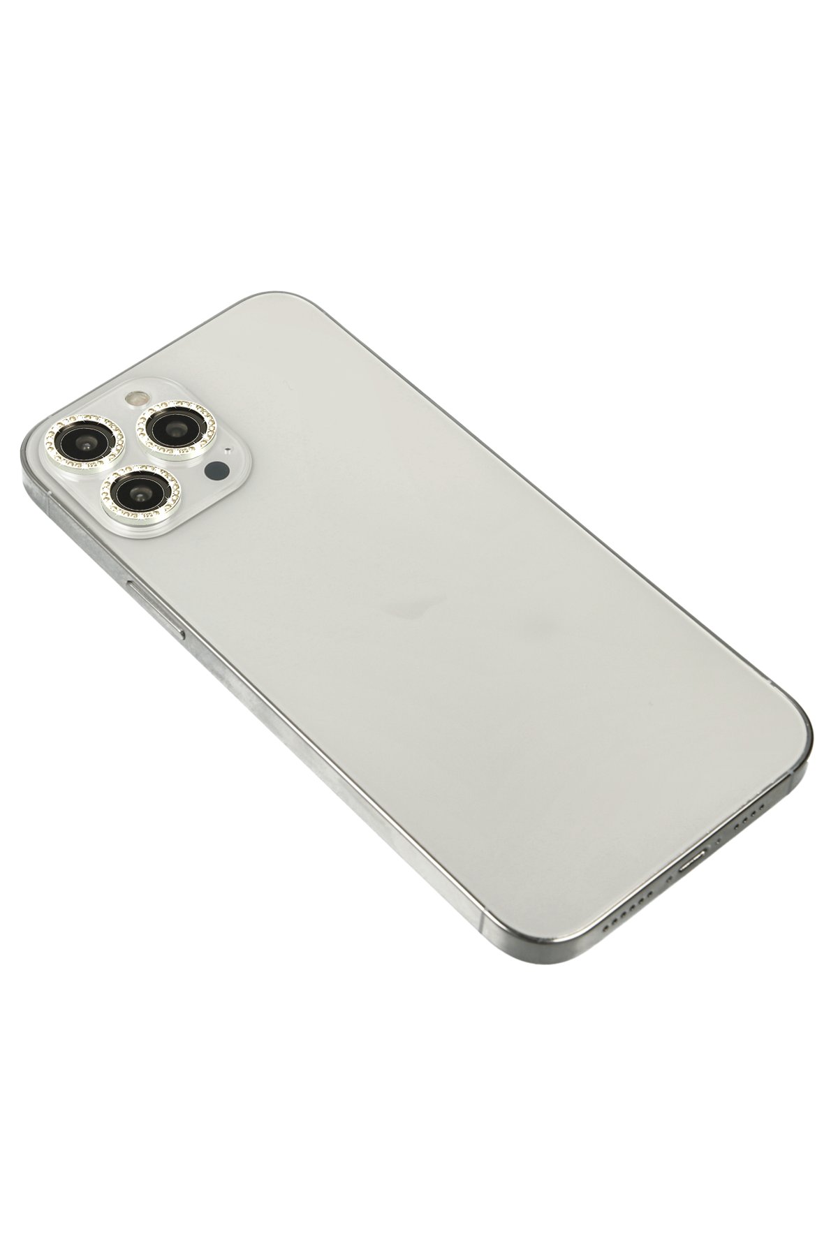 Newface iPhone 13 Pro Max Neon Fosforlu Kamera Lens - Turuncu