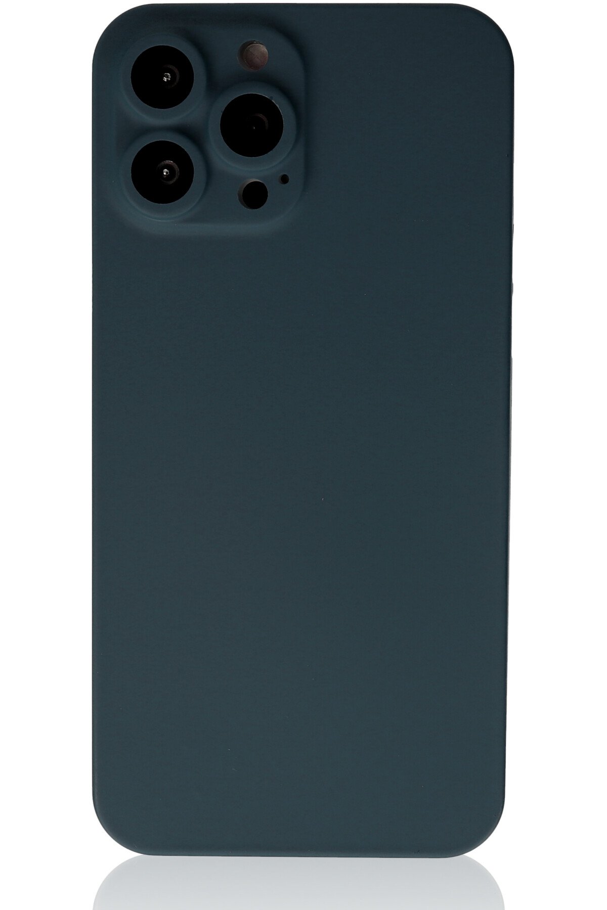 Newface iPhone 13 Pro Max Kılıf Karbon PP Silikon - Siyah