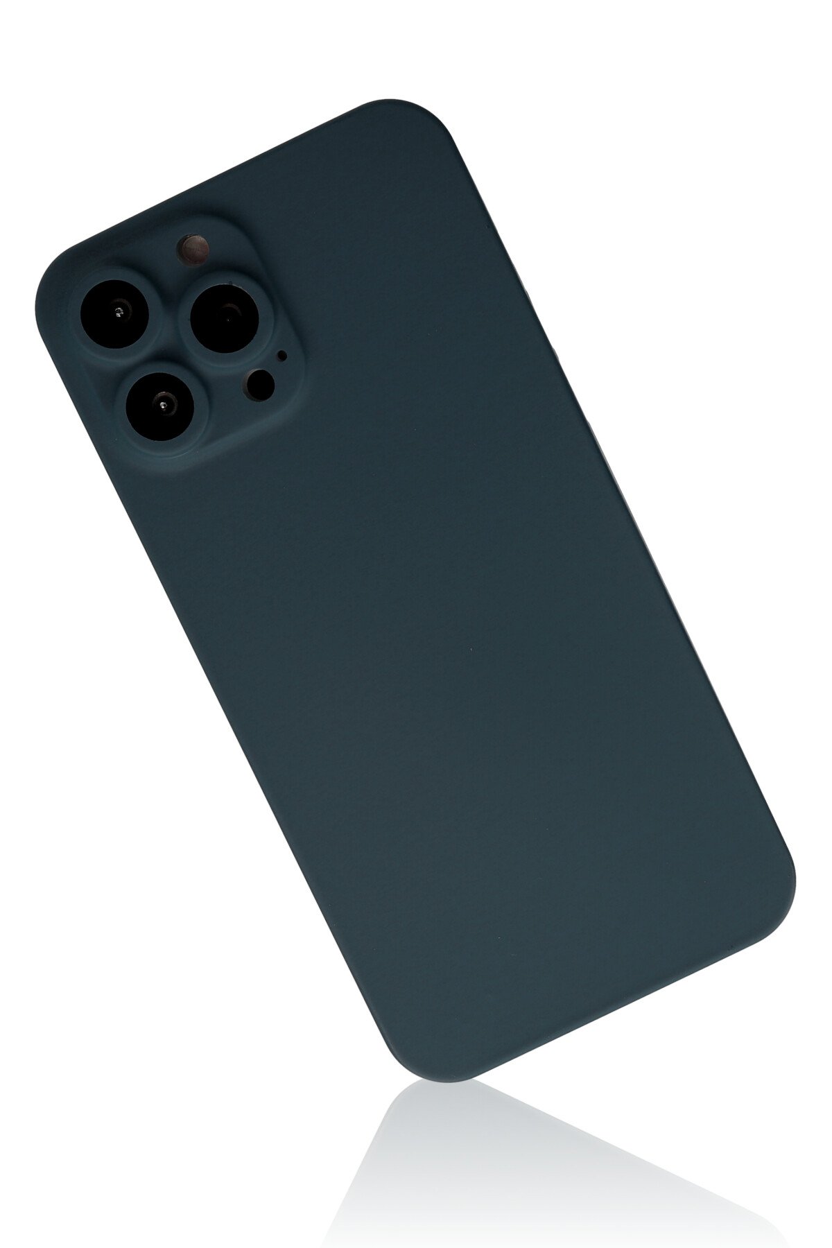 Newface iPhone 13 Pro Max Kılıf Karbon PP Silikon - Siyah