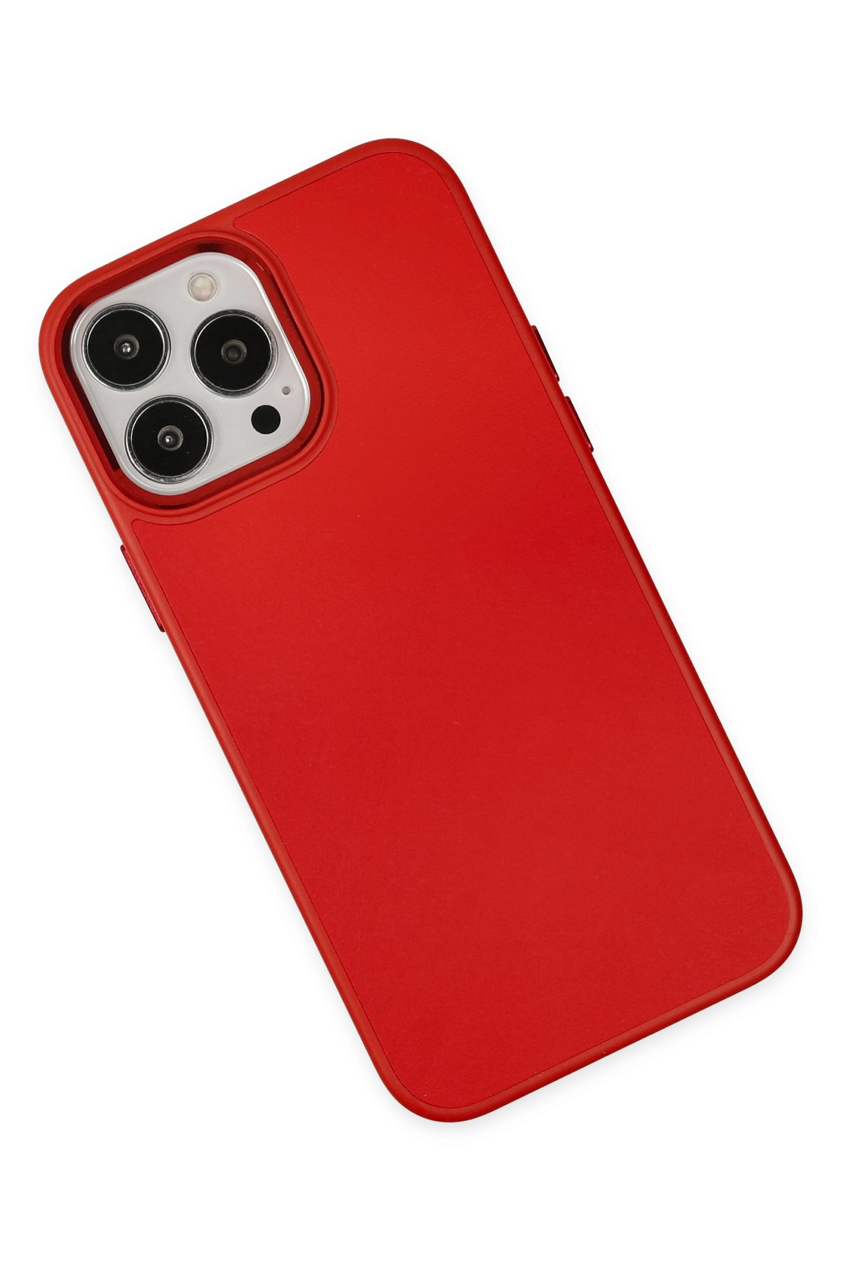 Newface iPhone 13 Pro Max Kılıf Kross Magneticsafe Kapak - Kırmızı