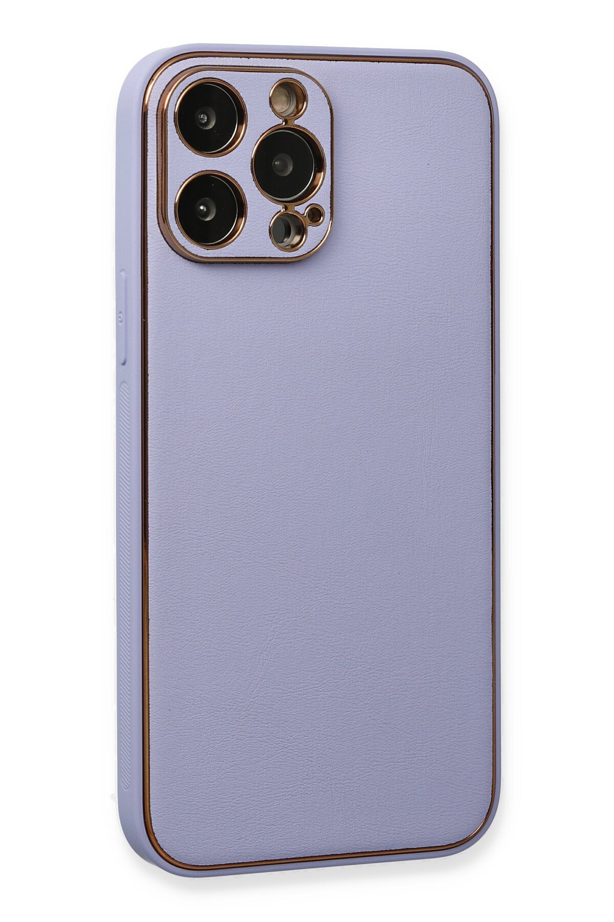 Newface iPhone 13 Pro Max Kılıf Nano içi Kadife Silikon - Turuncu