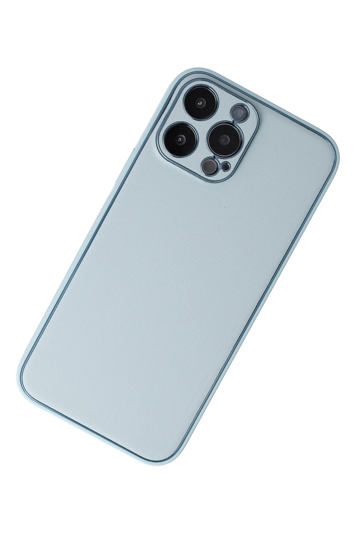 Newface iPhone 13 Pro Max Kılıf 360 Hayalet Full Body Silikon Kapak - Beyaz