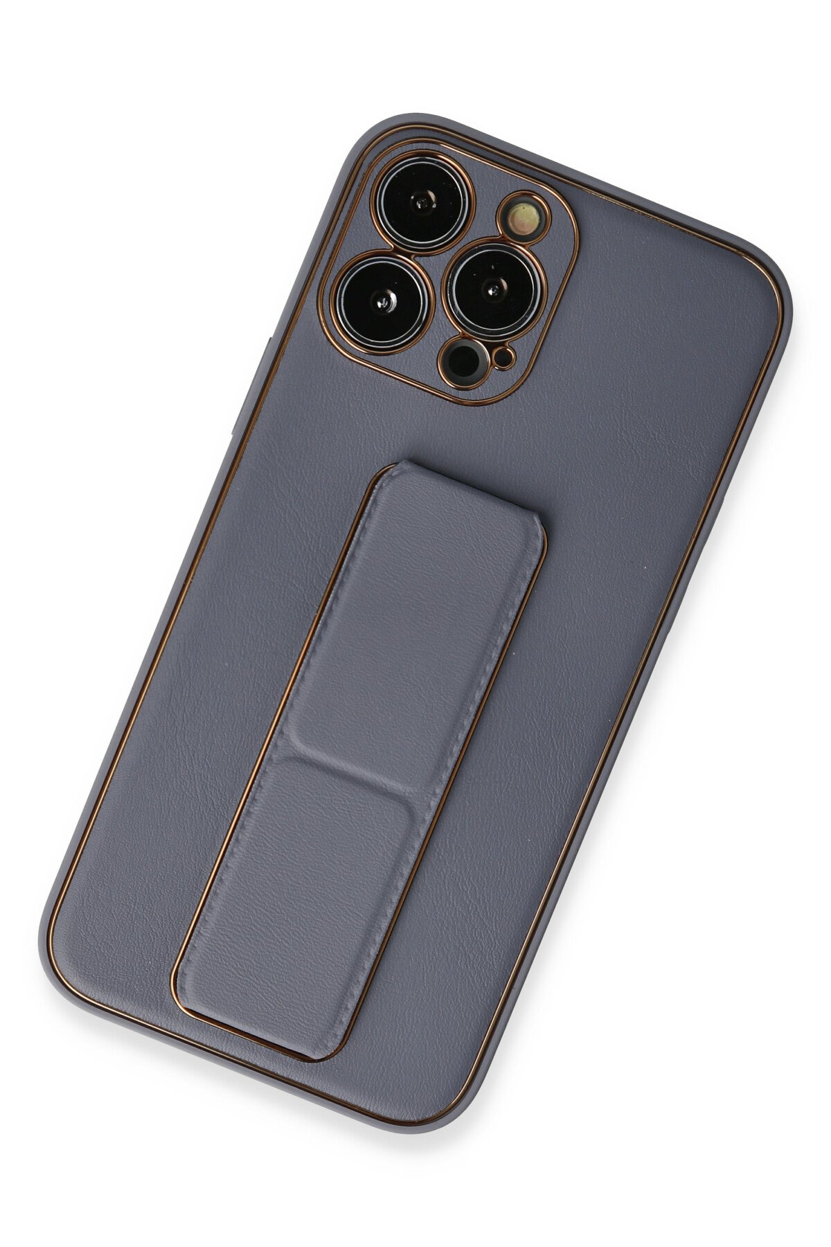 Newface iPhone 13 Pro Max Kılıf Mekanik Magsafe Kapak - Derin Mor