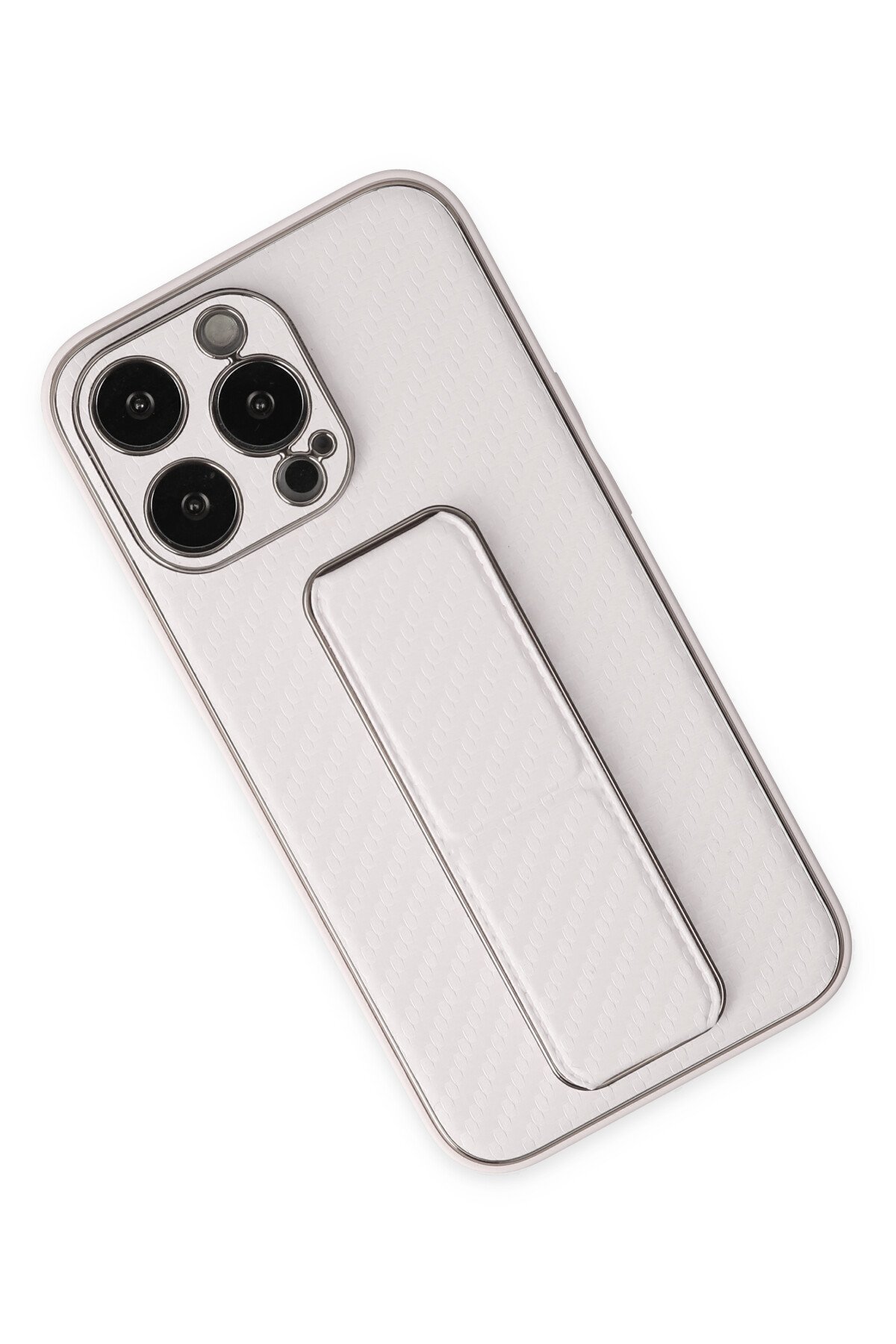 Newface iPhone 13 Pro Max Kılıf Lansman Legant Silikon - Beyaz