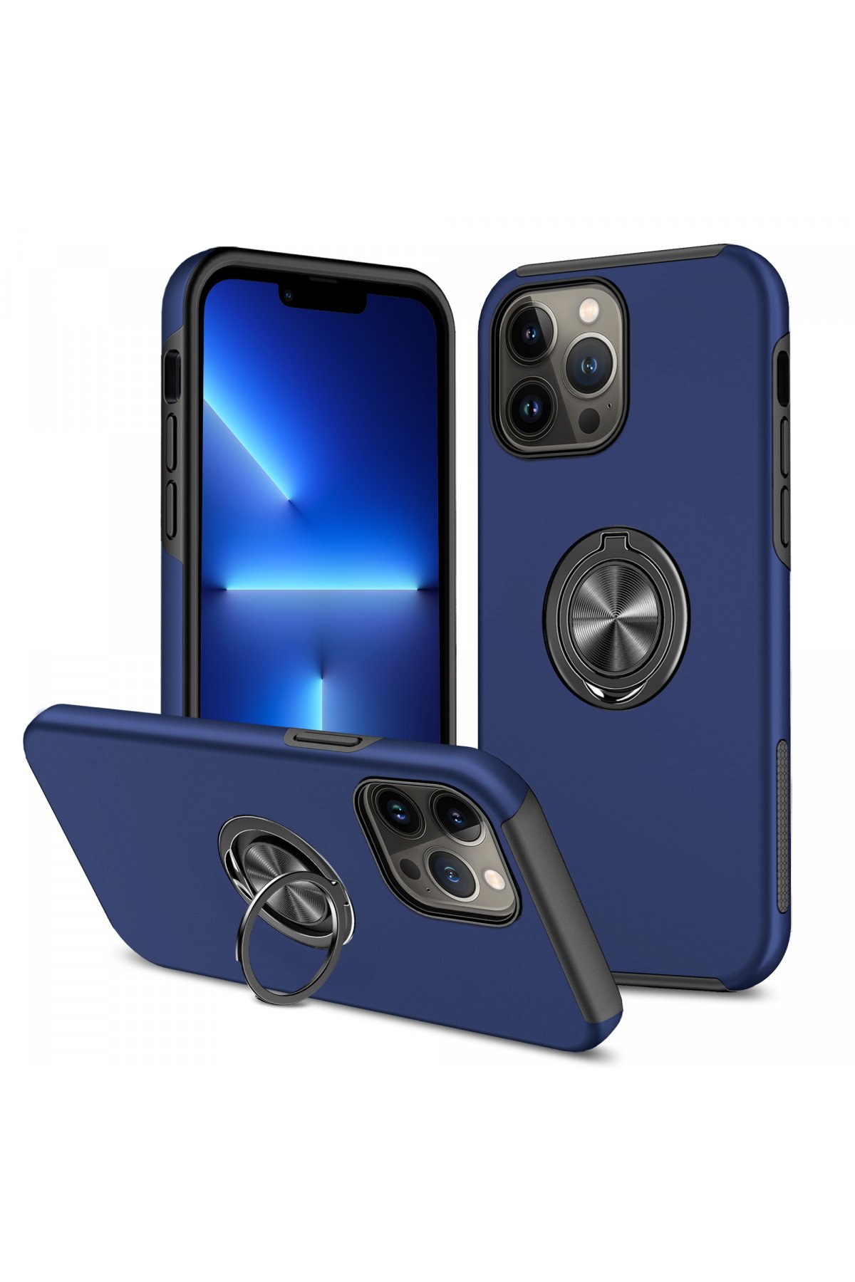 Newface iPhone 13 Pro Max Kılıf Palm Buzlu Kamera Sürgülü Silikon - Lila