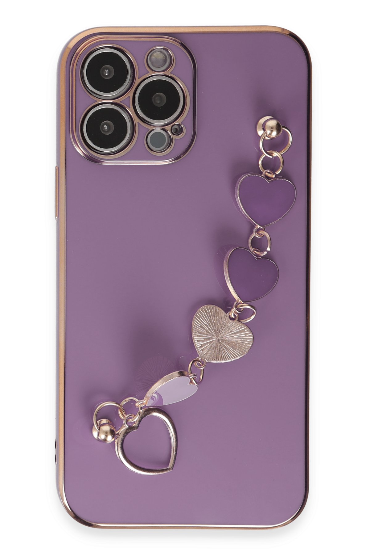 Newface iPhone 13 Pro Max Kılıf Palm Buzlu Kamera Sürgülü Silikon - Lacivert