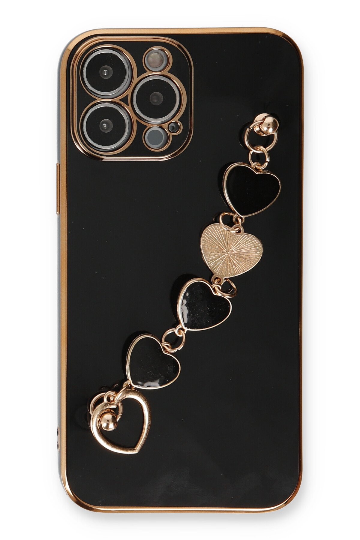 Newface iPhone 13 Pro Max Kılıf Jack Magneticsafe Lens Silikon - Rose Gold