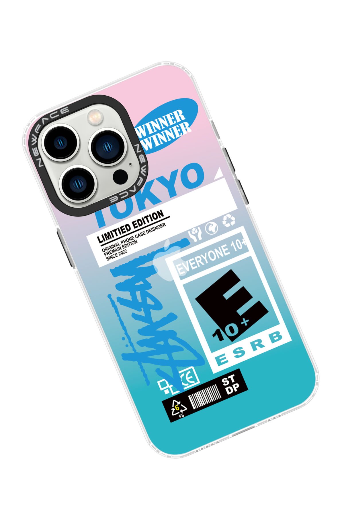 Newface iPhone 13 Pro Max Kılıf Glass Kapak - Açık Yeşil