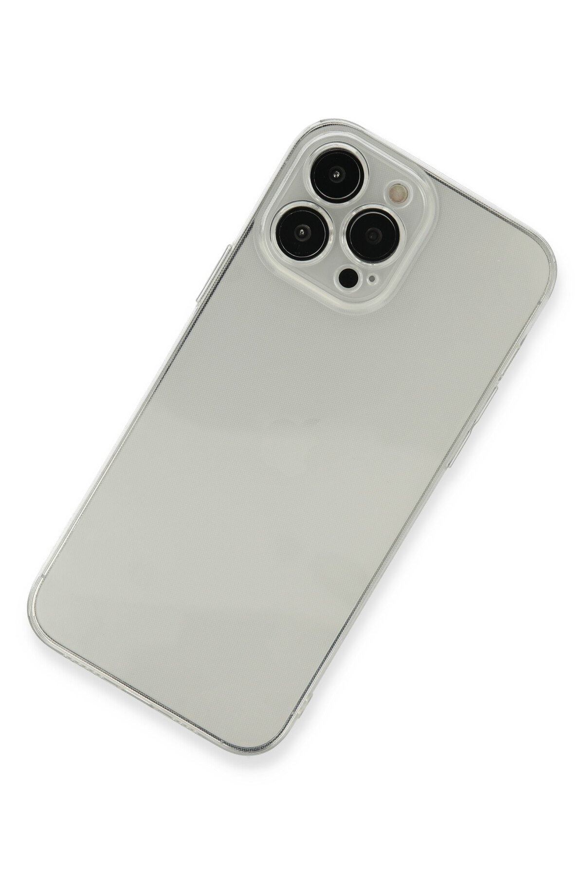 Newface iPhone 13 Pro Max Kılıf Luko Lens Silikon - Sierra Blue