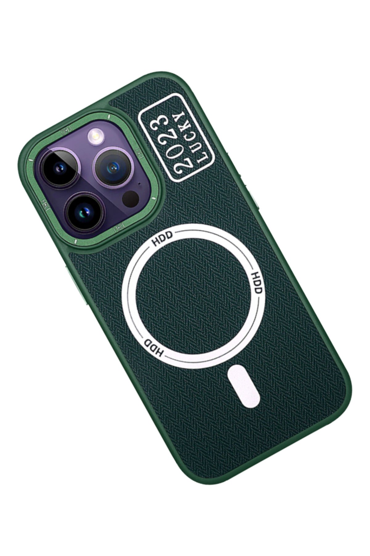 HDD iPhone 13 Pro Max HBC-201 Salvador Simli Kapak - Kahverengi