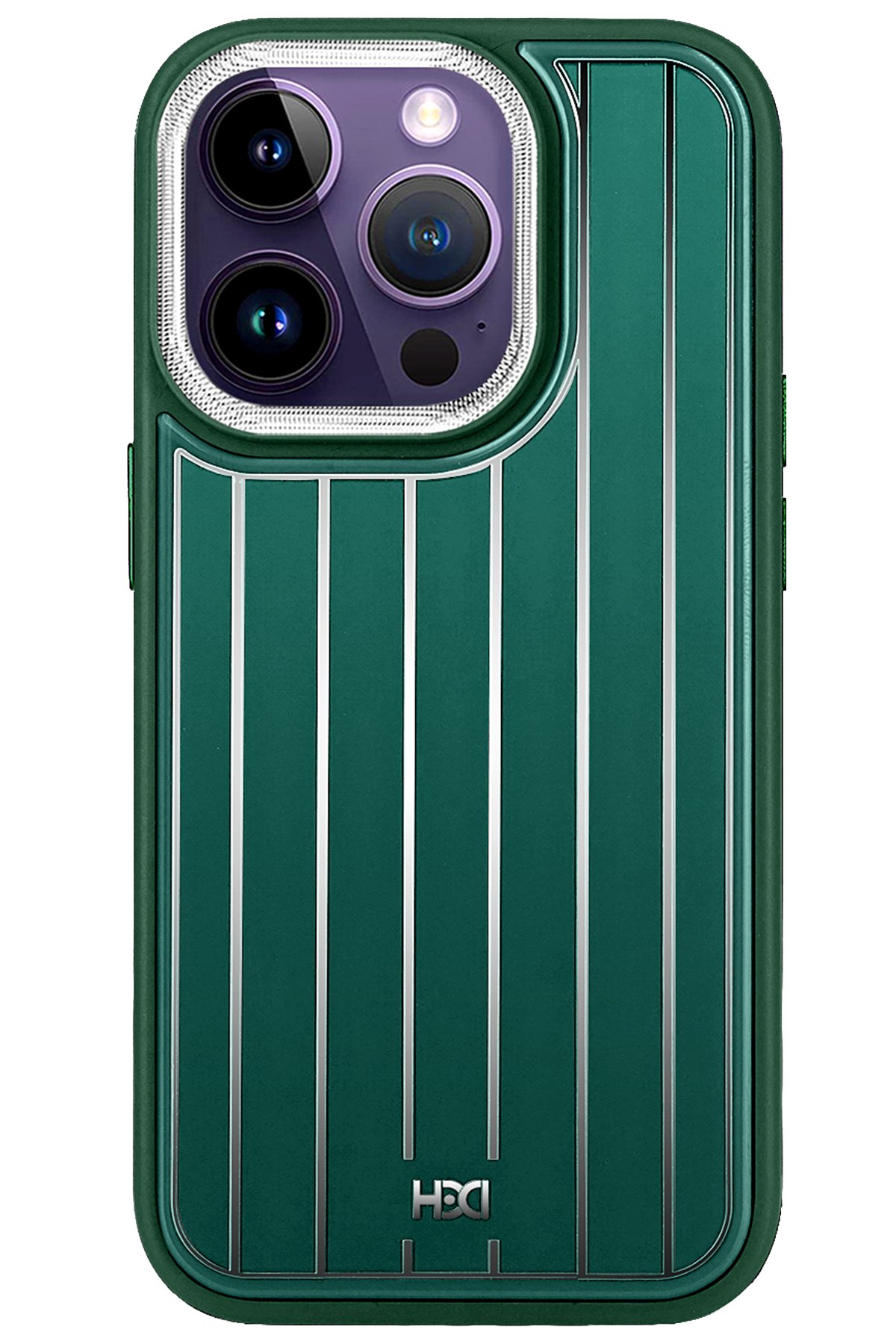 HDD iPhone 13 Pro Max Kılıf HBC-190 Kolaj Kapak - Derin Mor