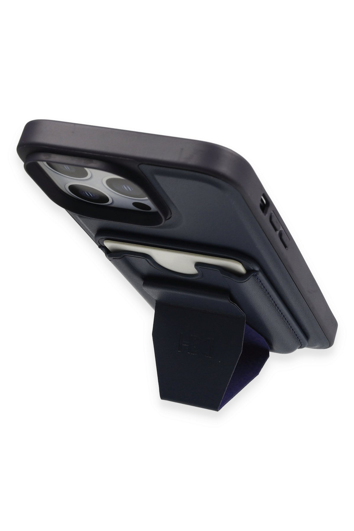 HDD iPhone 13 Pro Max Kılıf HBC-190 Kolaj Kapak - Siyah