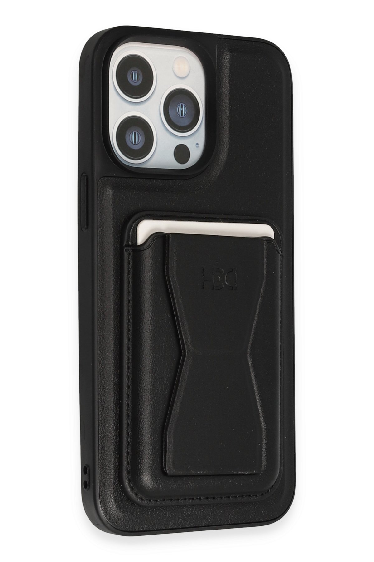 HDD iPhone 13 Pro Max Kılıf HBC-190 Kolaj Kapak - Koyu Yeşil