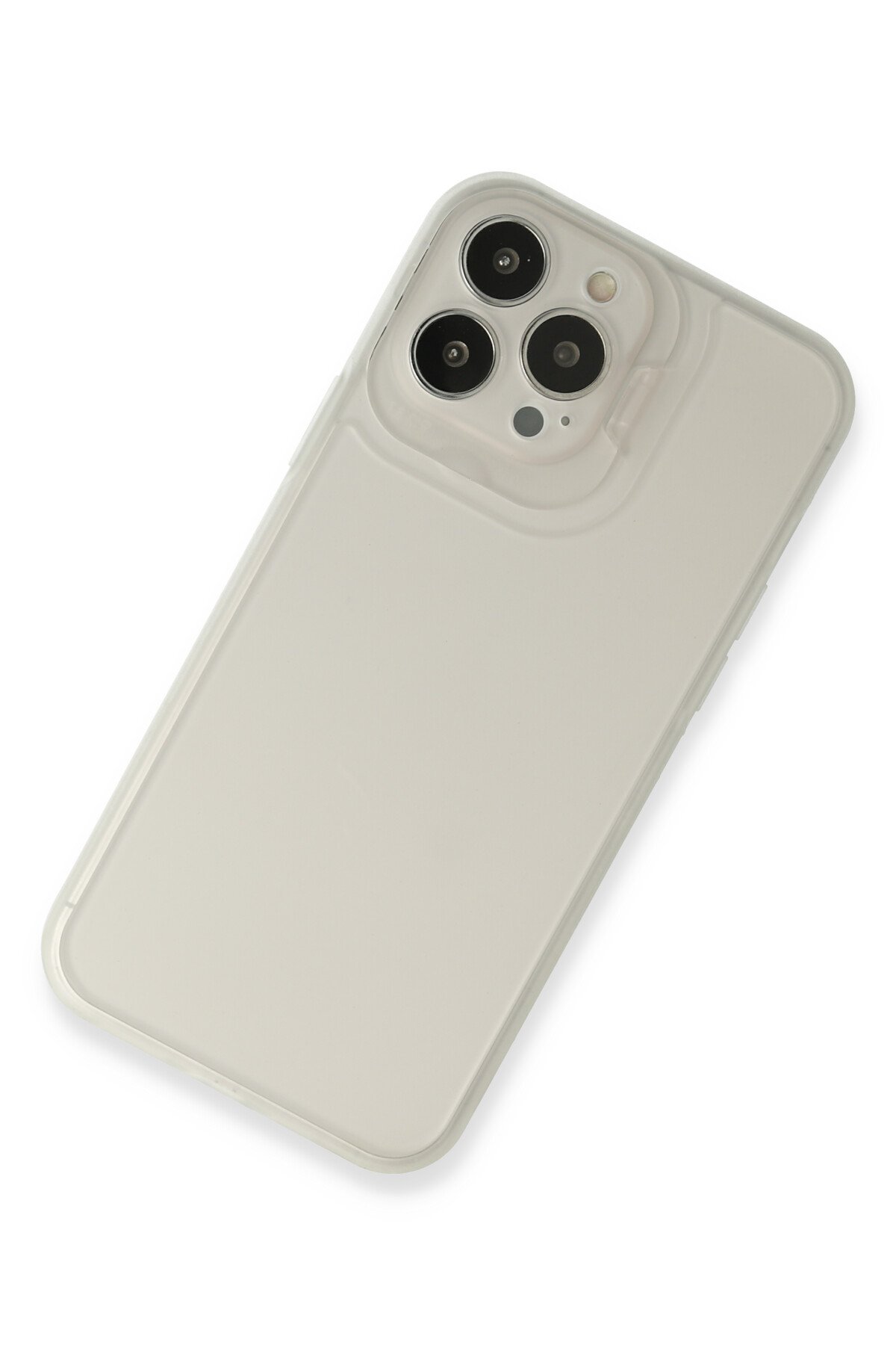 Newface iPhone 13 Pro Max Neon Fosforlu Kamera Lens - Beyaz
