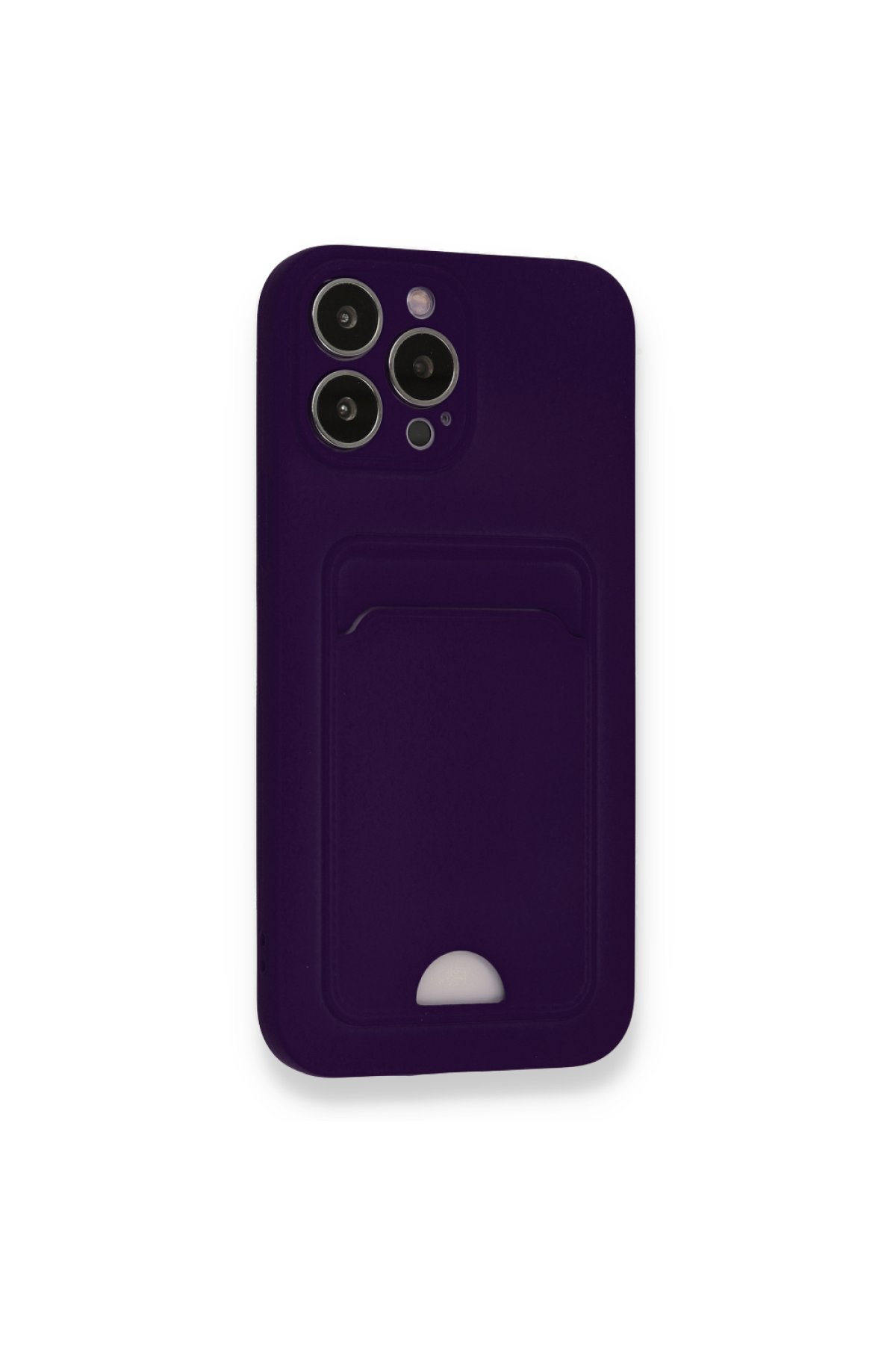 Newface iPhone 13 Pro Max Kılıf Zegna Yüzüklü Silikon Kapak - Rose