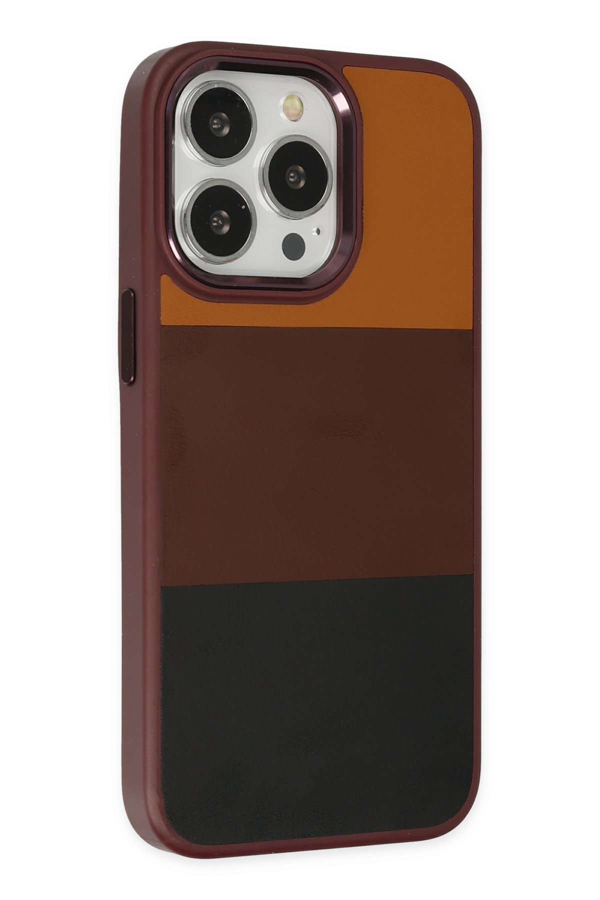 Newface iPhone 13 Pro Max Kılıf Coco Deri Silikon Kapak - Açık Lila