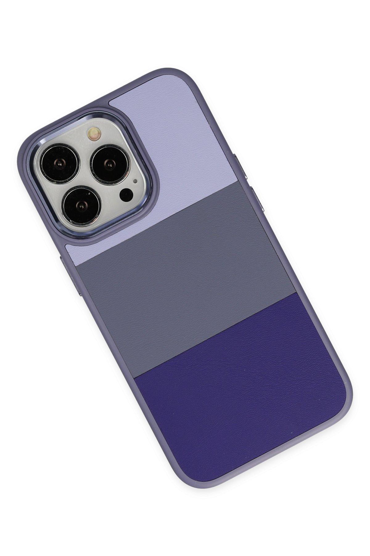 Newface iPhone 13 Pro Max Kılıf Loop Deri Silikon - Kahverengi