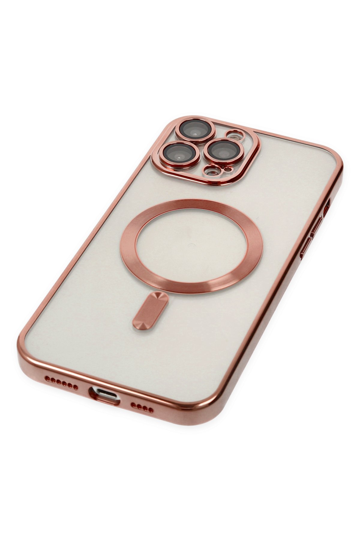 Newface iPhone 13 Pro Max Kılıf Nano içi Kadife Silikon - Siyah