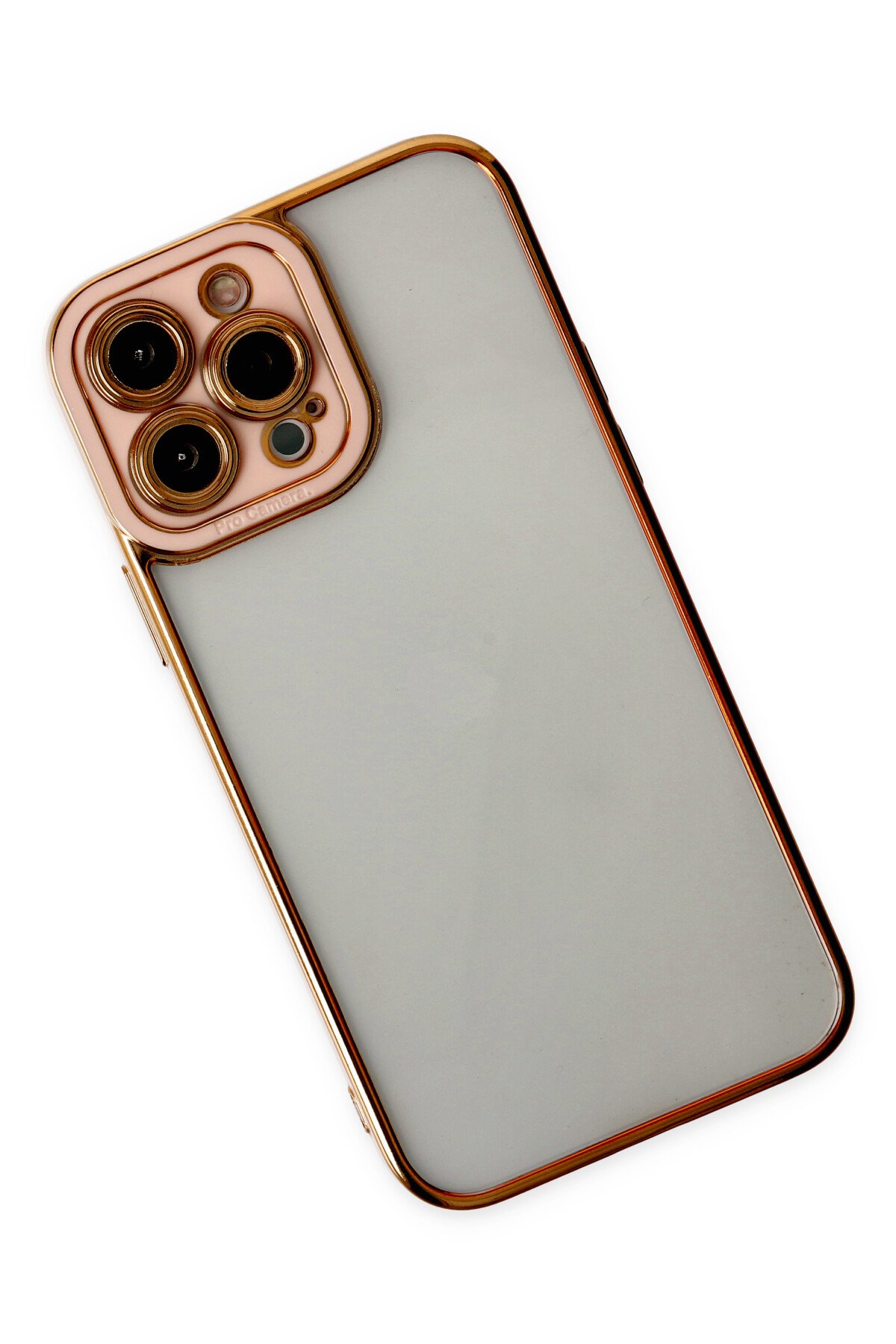 Newface iPhone 13 Pro Max Kılıf Mekanik Bumper Kapak - Derin Mor