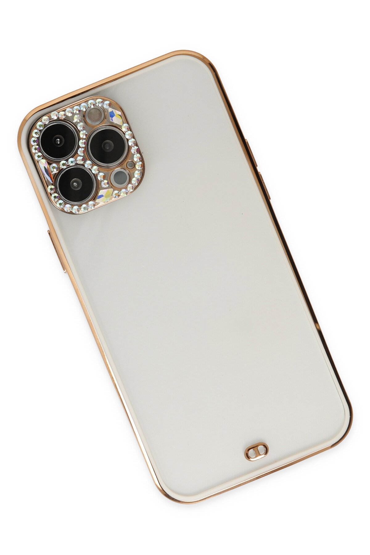 Newface iPhone 13 Pro Max Kılıf Montreal Yüzüklü Silikon Kapak - Siyah