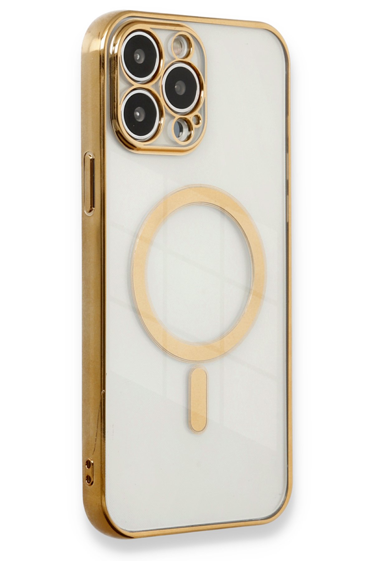 Newface iPhone 13 Pro Max Kılıf Lansman Legant Silikon - Sarı