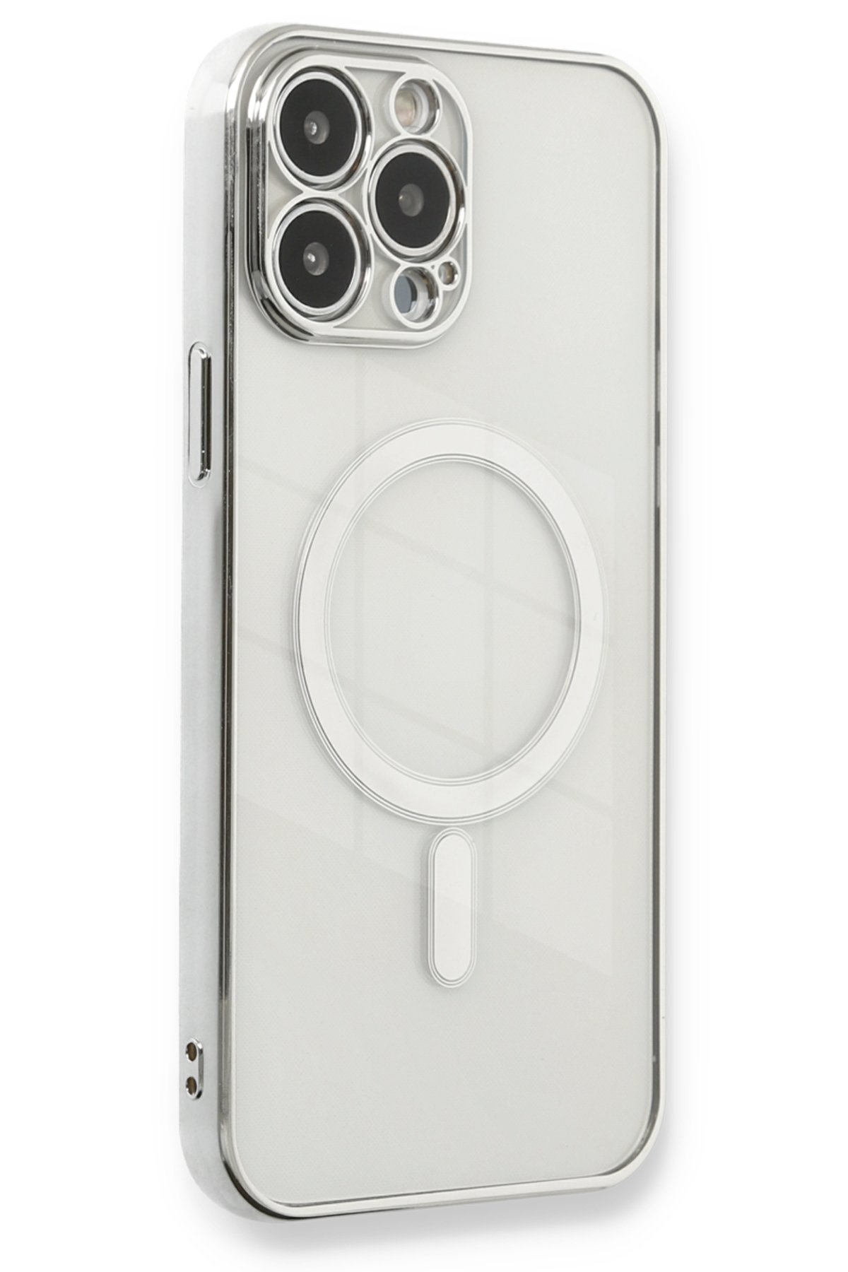 Newface iPhone 13 Pro Max Kılıf Nano içi Kadife Silikon - Koyu Yeşil
