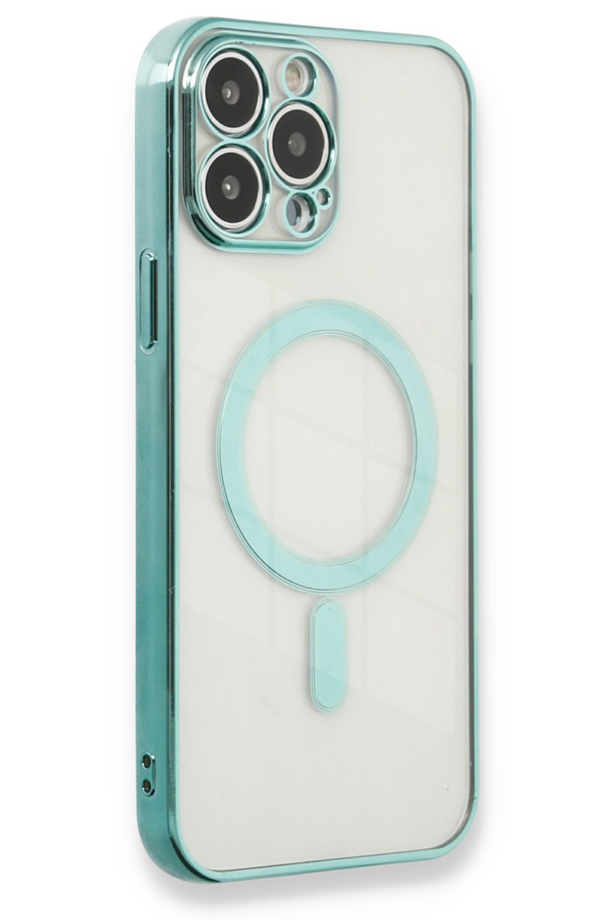 Newface iPhone 13 Pro Max Kılıf Platin Kamera Koruma Silikon - Sarı