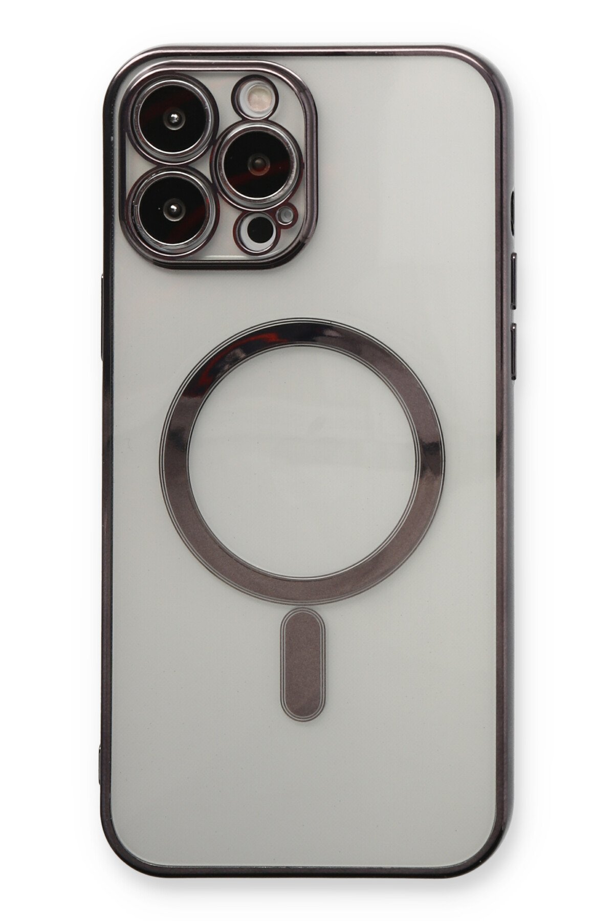 Newface iPhone 13 Pro Max Kılıf Lukka Magneticsafe Kapak - Kahverengi