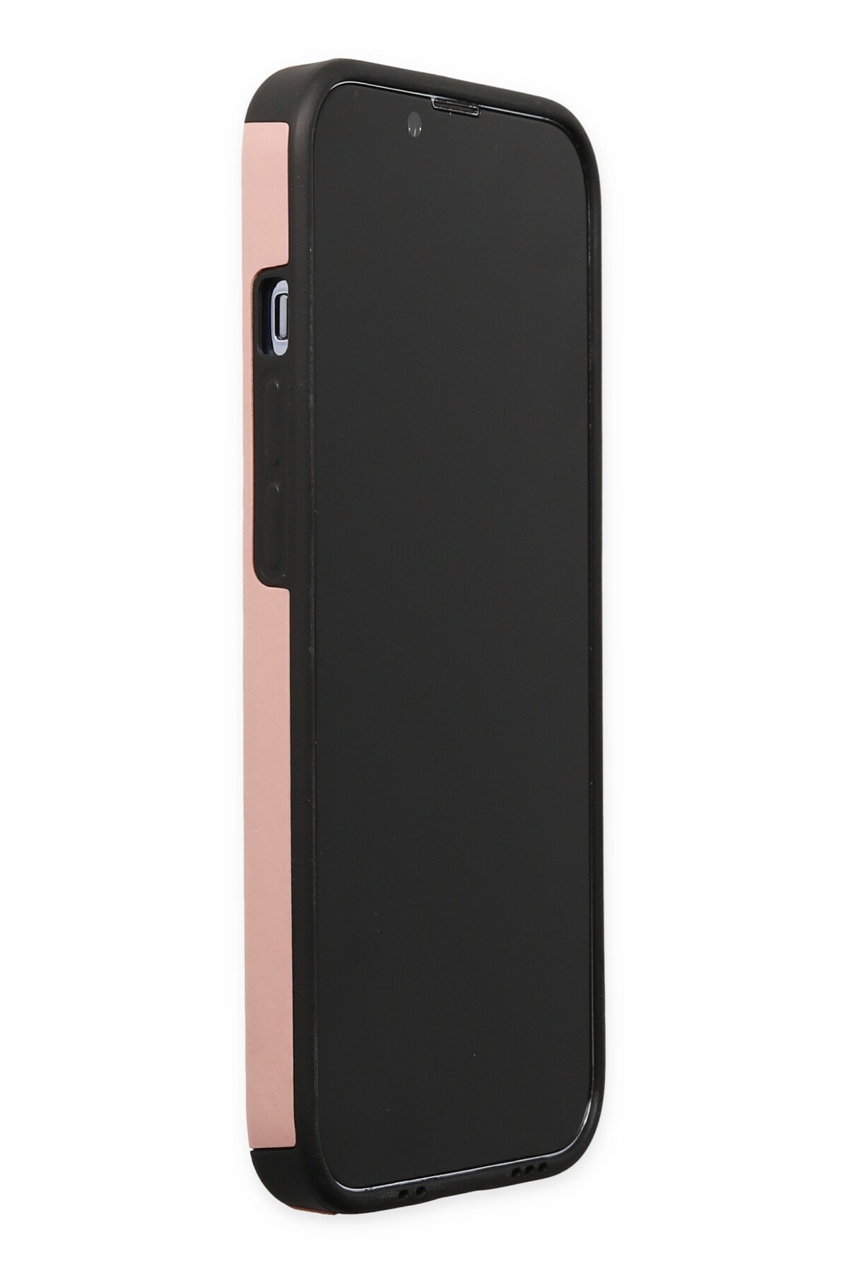 Newface iPhone 13 Pro Max Kılıf Montreal Yüzüklü Silikon Kapak - Kırmızı