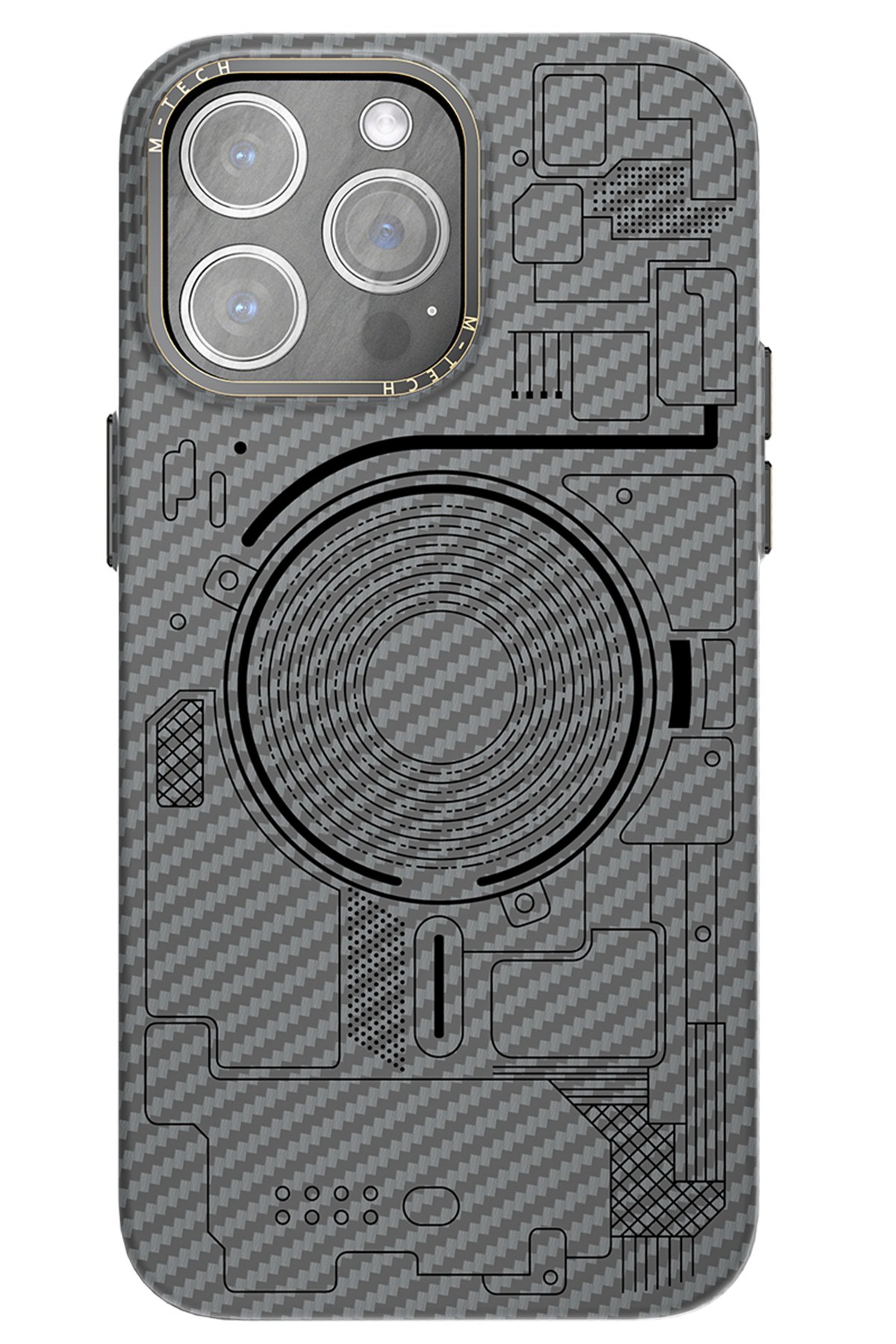 Newface iPhone 13 Pro Max Kılıf Modos Metal Kapak - Koyu Yeşil