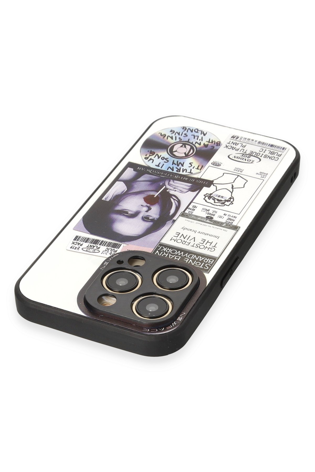 Newface iPhone 13 Pro Max Kılıf Palm Buzlu Kamera Sürgülü Silikon - Lila