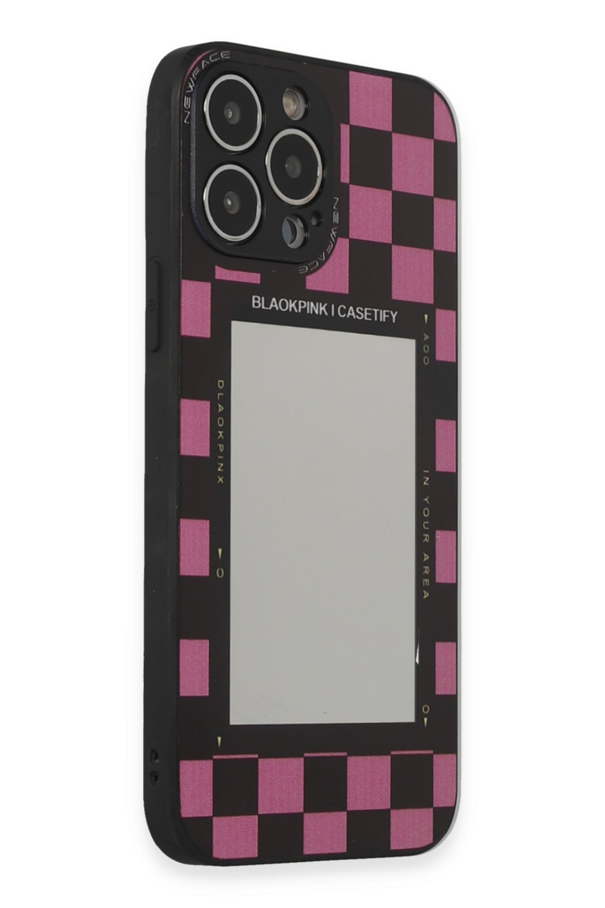 Newface iPhone 13 Pro Max Kılıf Power Silikon - Rose