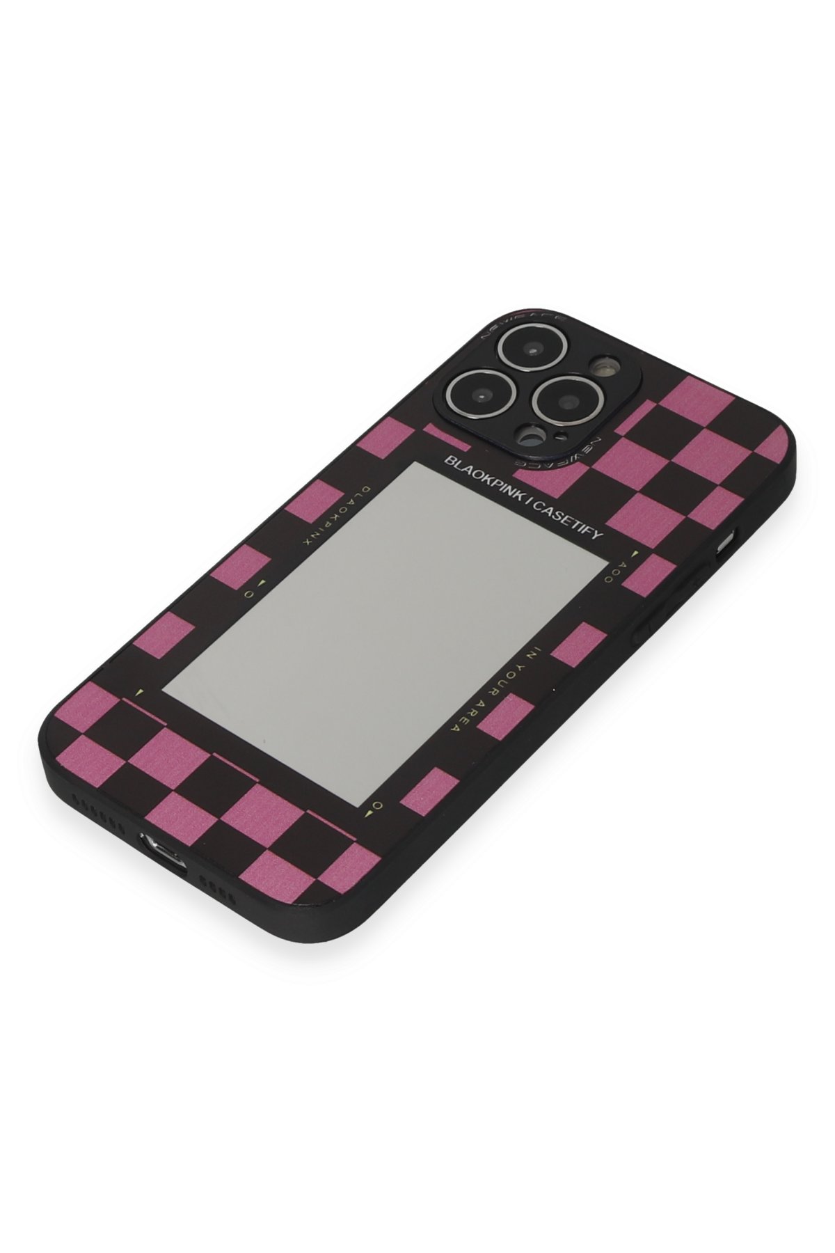 Newface iPhone 13 Pro Max Kılıf Power Silikon - Rose