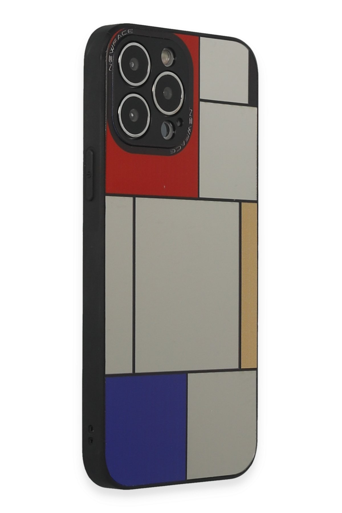 Newface iPhone 13 Pro Max Kılıf Element Magneticsafe Sert Kapak - Siyah