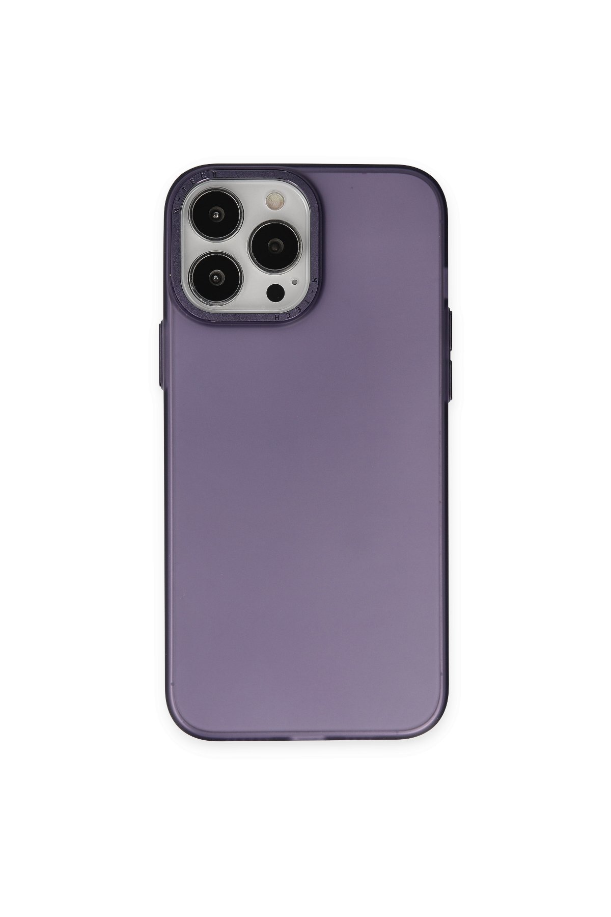 Newface iPhone 13 Pro Max Kılıf Modos Metal Kapak - Mavi