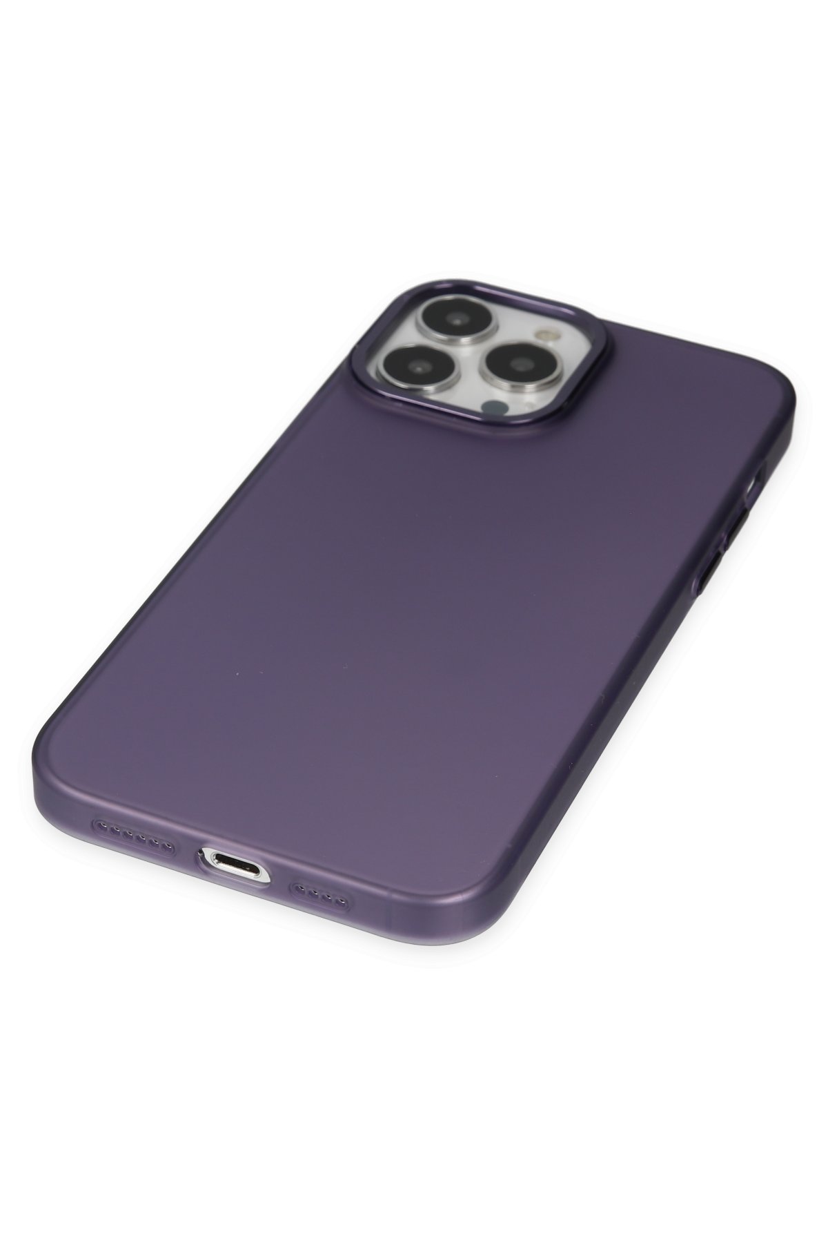 Newface iPhone 13 Pro Max Kılıf Modos Metal Kapak - Mavi