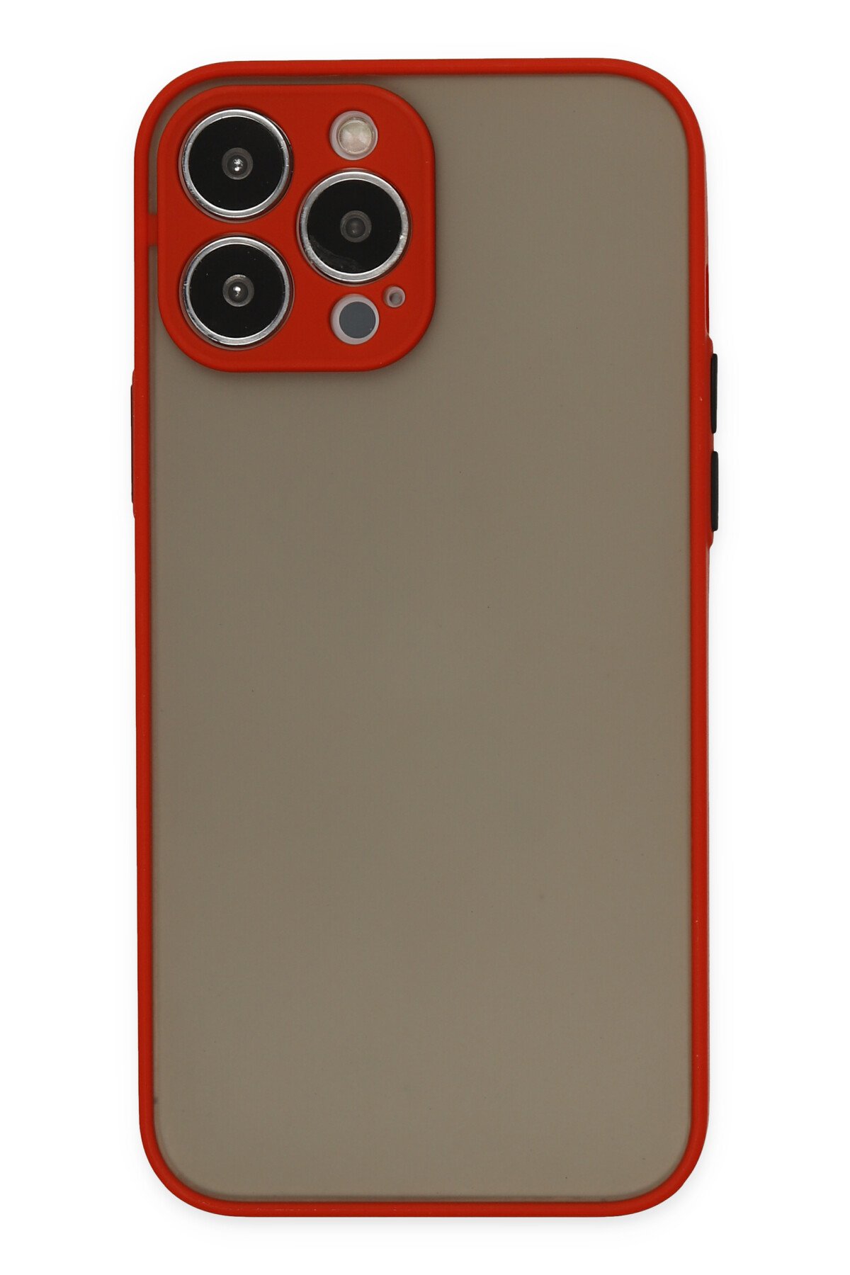 Newface iPhone 13 Pro Max Kılıf Volet Silikon - Siyah