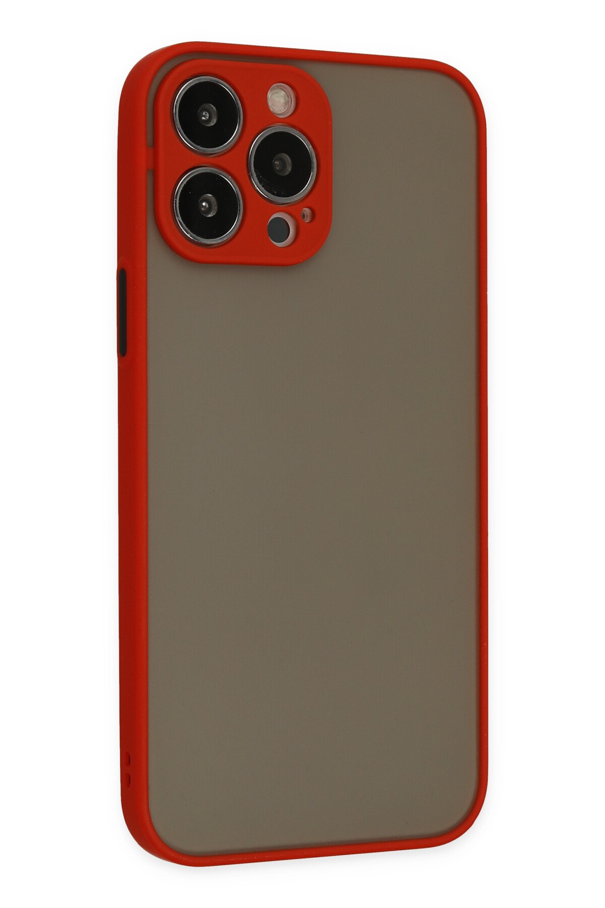 Newface iPhone 13 Pro Max Kılıf Volet Silikon - Siyah