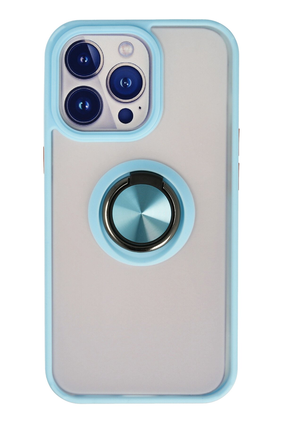 Newface iPhone 13 Pro Max Kılıf Volet Silikon - Kırmızı