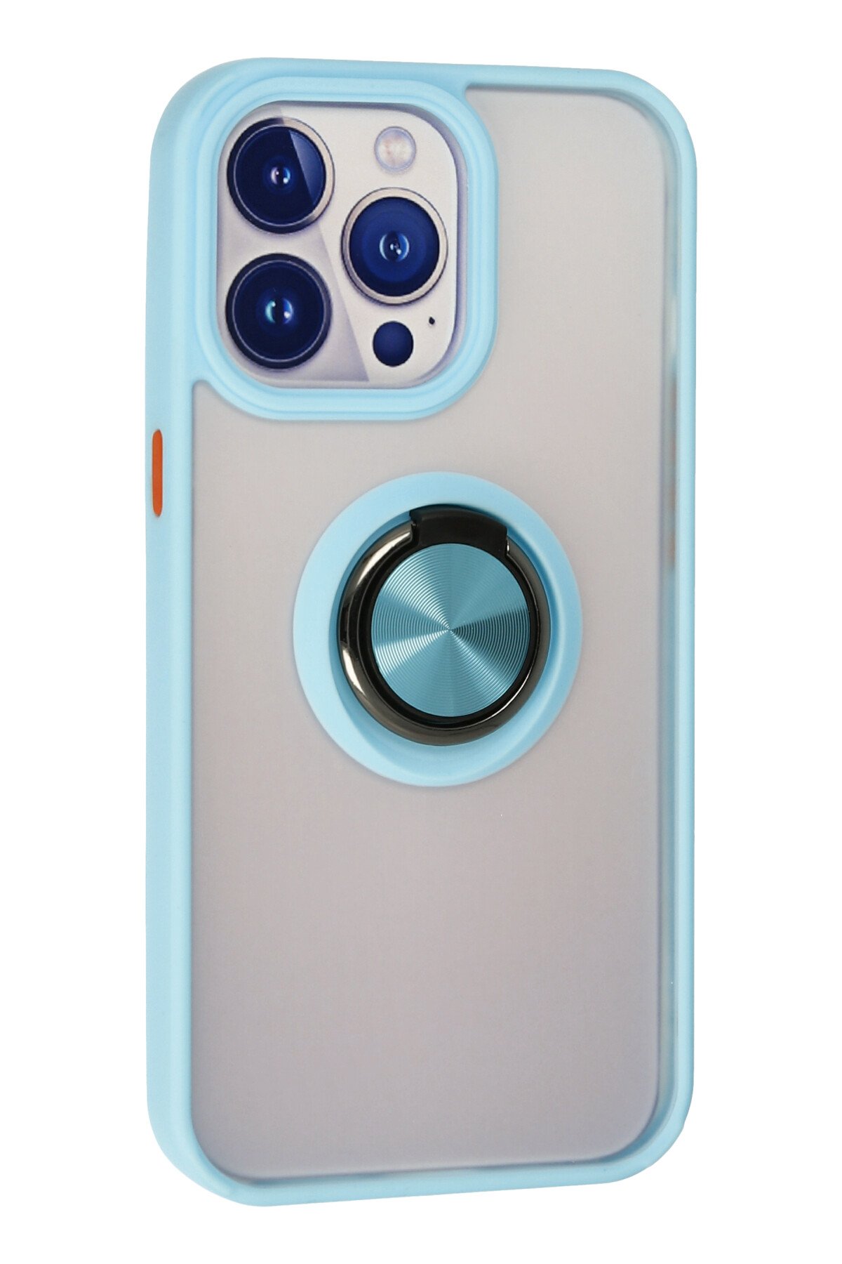 Newface iPhone 13 Pro Max Kılıf Volet Silikon - Kırmızı